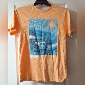 Denim & Flower Ricky Singh Orange Graphic T-Shirt